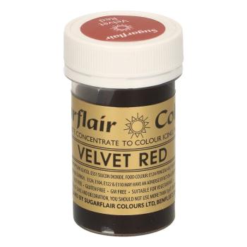 Cakesupplies Gelová barva Velvet Red - červená 25 g