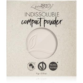 puroBIO Cosmetics Indissouble kompaktní pudr náhradní náplň odstín T00 9 g