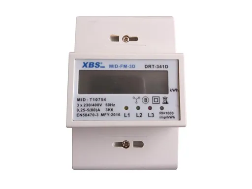 Elektroměr 3F na DIN lištu MID-FM-3D - zánovní - odzkoušeno