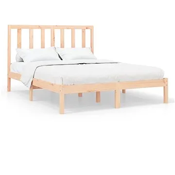 Rám postele masivní dřevo 120 × 200 cm, 3106763 (3106763)