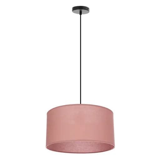 Závěsná lampa SHANTI černá 1x40 E27 stínidlo vřes