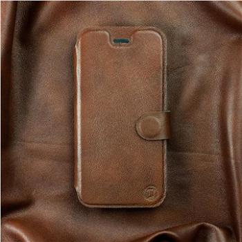 Kožené flip pouzdro Samsung Galaxy A72 - Hnědé -  Brown Leather (5903516639021)