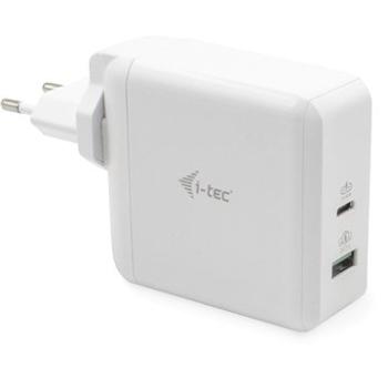 i-tec USB-C Travel Charger 60W + USB-A Port 18 W (CHARGER-C60WT)