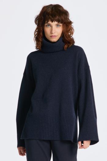 ROLÁK GANT D1. LOUNGE ROLLNECK SWEATER EVENING BLUE