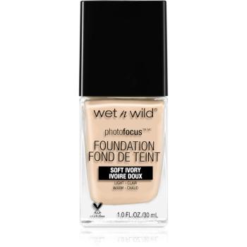 Wet n Wild Photo Focus matující fluidní make-up odstín Soft Ivory 30 ml