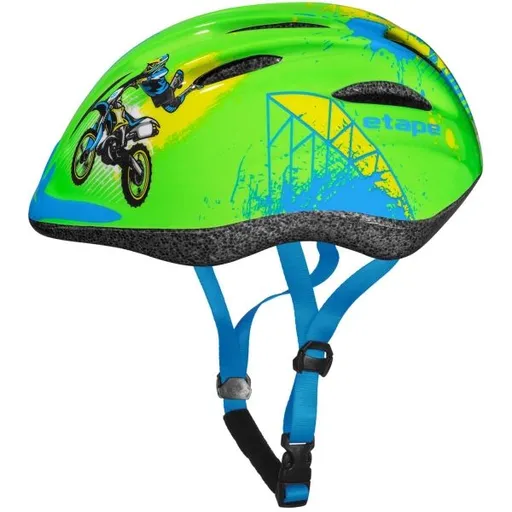 Etape REBEL Dětská cyklistická přilba, zelená, velikost (48 - 52)