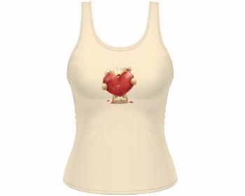 Dámské tílko Tank Top Teddy with heart