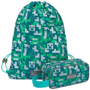 BAAGL 2 SET SILVER CREEPER Fiú iskolai szett, sötétzöld, méret