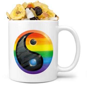 Hrnek LGBT YinYang (Náplň hrníčku: Tropická směs)