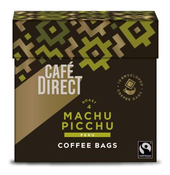 Cafédirect Machu Picchu SCA 83 mletá káva ve filtračním sáčku 10x7 g