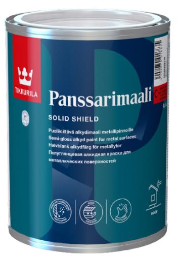Panssarimaali - antikorózna farba na plechové strechy (zákazkové miešanie) 9 l tvt 0423 - painter´s grey