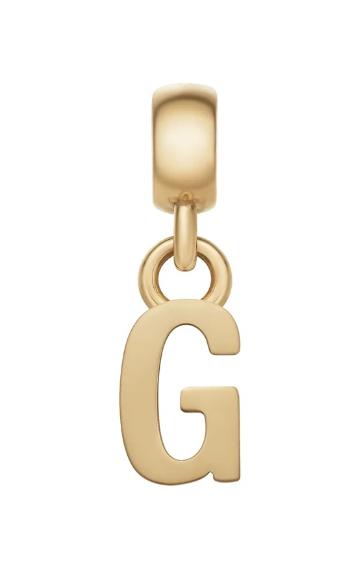 Daniel Wellington Pozlacený přívěsek písmeno "G" Charms DW00400490