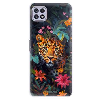 Odolné silikonové pouzdro iSaprio - Flower Jaguar - Samsung Galaxy A22 5G