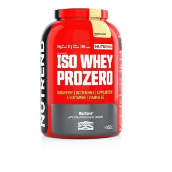 Práškový koncentrát Nutrend ISO WHEY Prozero 2250 g  slaný karamel