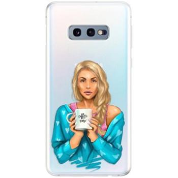 iSaprio Coffe Now - Blond pro Samsung Galaxy S10e (cofnoblo-TPU-gS10e)