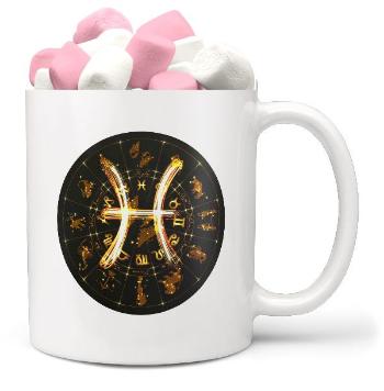 Hrnek Symbol znamení -  Ryby  (21.1. - 20.3.) (Náplň hrníčku: Marshmallow)