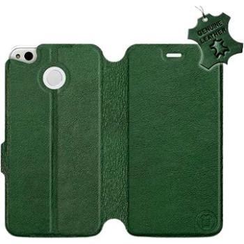 Flip pouzdro na mobil Xiaomi Redmi 4X - Zelené - kožené -   Green Leather (5903226528028)