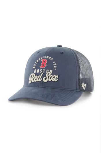 Kšiltovka 47 brand MLB Boston Red Sox černá barva, s aplikací, B-PITST02BXP-VNB