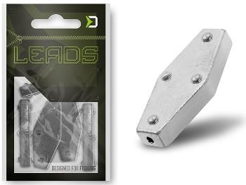 Delphin záťaž leads šesťhran s otvorom 5 ks - 20 g