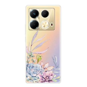 Odolné silikonové pouzdro iSaprio - Succulent 01 - Infinix Note 40