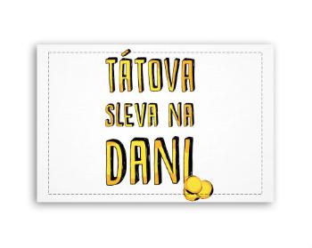 Fotoobraz 60x40 cm malý Tátova sleva na dani