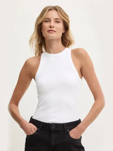 Calvin Klein dámské bílé tílko J20J224459 XS