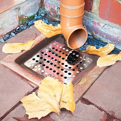 Sada 2 odtokových roštů z nerezové oceli