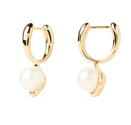 PDPAOLA Elegantní pozlacené náušnice La Perla AR01-E77-U