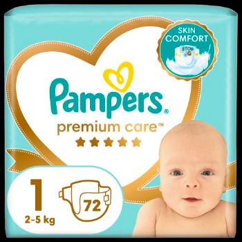 PAMPERS Premium Care Plienky jednorázové 1 (2-5 kg) 72 ks