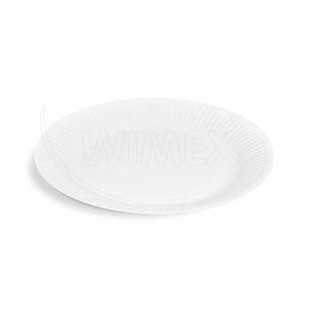 WIMEX s.r.o. Papírový talíř (PAP Recy) bílý Ø23cm [100 ks]