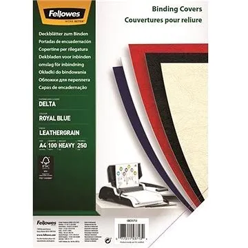 Fellowes Delta A4 zadní, modrý - balení 100 ks (5371305)