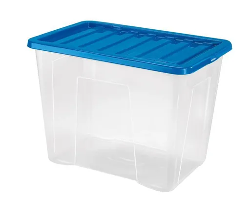 Plastový úložný box s víkem HEIDRUN Quasar 80l