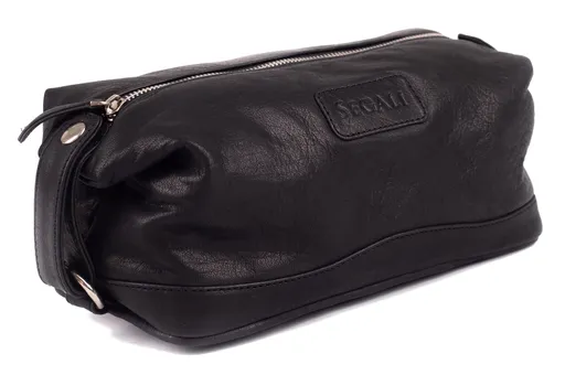 SEGALI Kožená kosmetická taštička 1030 black