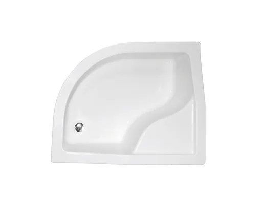 BESCO MAXI, hluboká asymetrická sprchová vanička Rozměr A 100, Rozměr B 80, Rozměr C 24, Způsob provedení Pravé VANKMAX100P