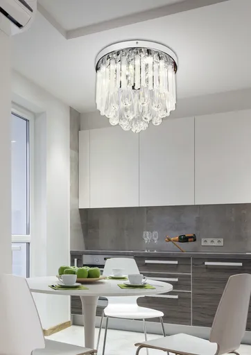 LED stropní lampa 28cm ATELLA CHROM