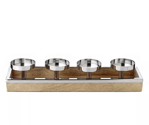 Adventní svícen Lille, výška 9 cm - Edzard