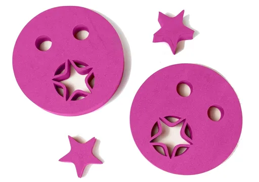 Plavecké rukávy Hviezdička - ružové