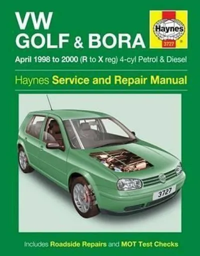 VW Golf & Bora Petrol & Diesel (April 98 - 00) Haynes Repair Manual - Haynes Publishing