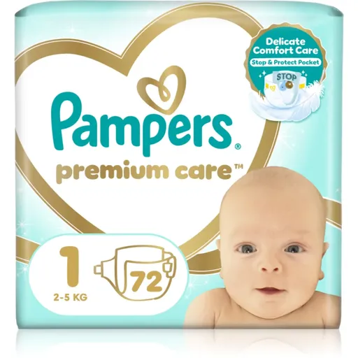 Pampers Premium Care Size 1 jednorázové pleny 2-5 kg 72 ks