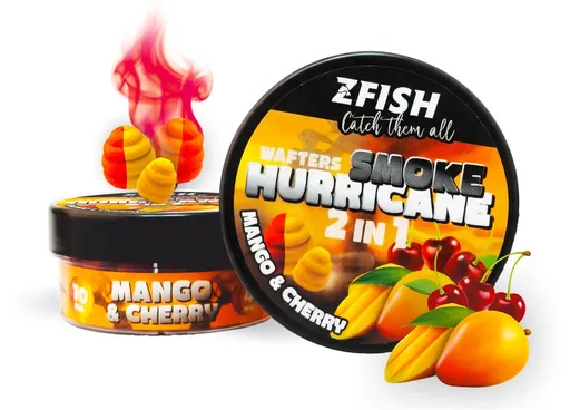 Zfish wafters smoke huricane 2in1 8-10 mm 30 g - mango cherry
