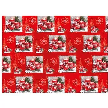 Balící papír vánoční role klasik 5x100x70 (V236) (8595138512447)