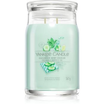 Yankee Candle Cucumber Mint Cooler vonná svíčka Signature 567 g