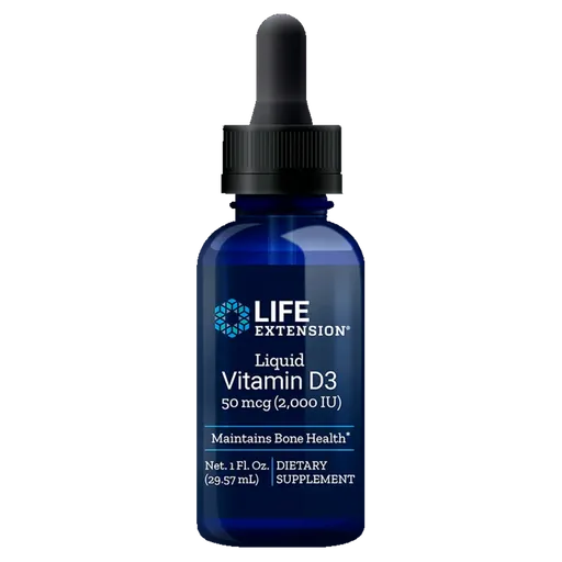 Life Extension Liquid Vitamin D3 2000IU - 29,57ml