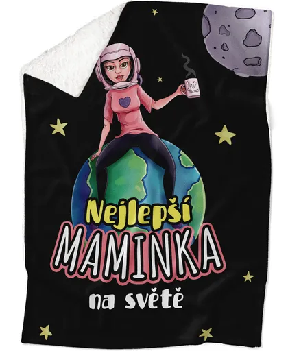 Deka Nejlepší maminka na zeměkouli (Podšití beránkem: ANO)