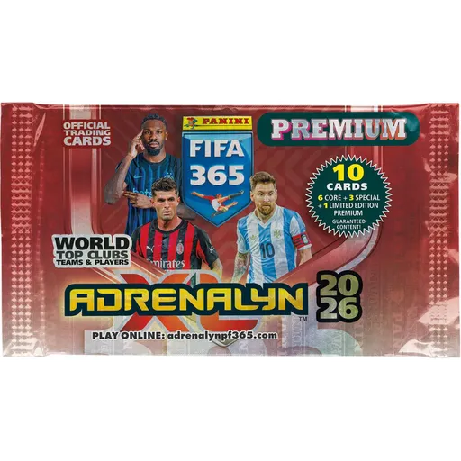 Panini FIFA 365 2025-2026 Adrenalyn karty Premium packet