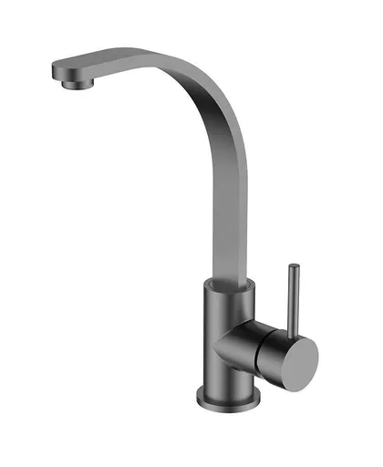 BESCO Vysoká stojánková umyvadlová baterie DECCO I Grafitová BABUDIGR