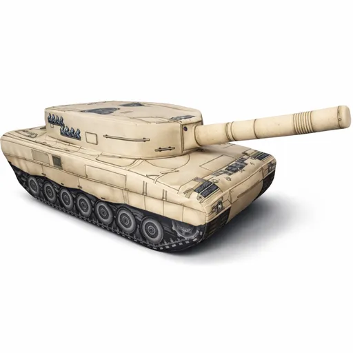 Plyšový tank Leopard – pouštní