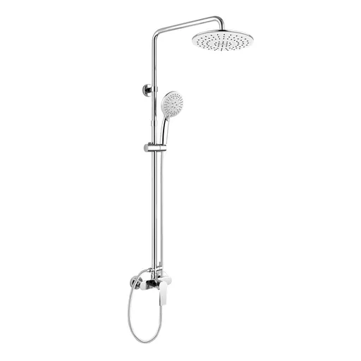 Mereo Dita sprchová baterie s talířovou kulatou sprchou, bílá CBE60104SHD