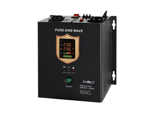 Měnič napětí KEMOT URZ3416 PROsolar-800 500W 12V Black
