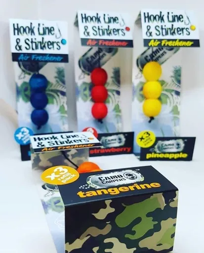 Camo Carpers Náhradní Náplně do Osvěžovačů Vzduchu Hook Line & Stinkers - Citronová kůra,Camo Carpers Náhradní Náplně do Osvěžovačů Vzduchu Hook Line